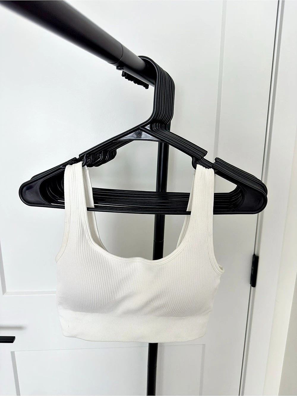 OQQ Women's 3 Piece Support Tank Top Ribbed Seamless Exercises Sports Bras